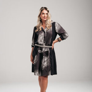 VESTIDO THAIS CURTO FRENTE ESTAMPA EXCLUSIVA