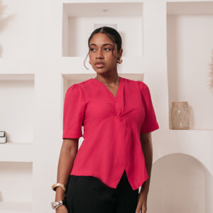 BLUSA LIVIA BUSTO TORCIDO VISCOLINHO PINK