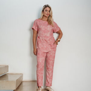 CONJUNTO GISELA EM CREPE MARMORATO